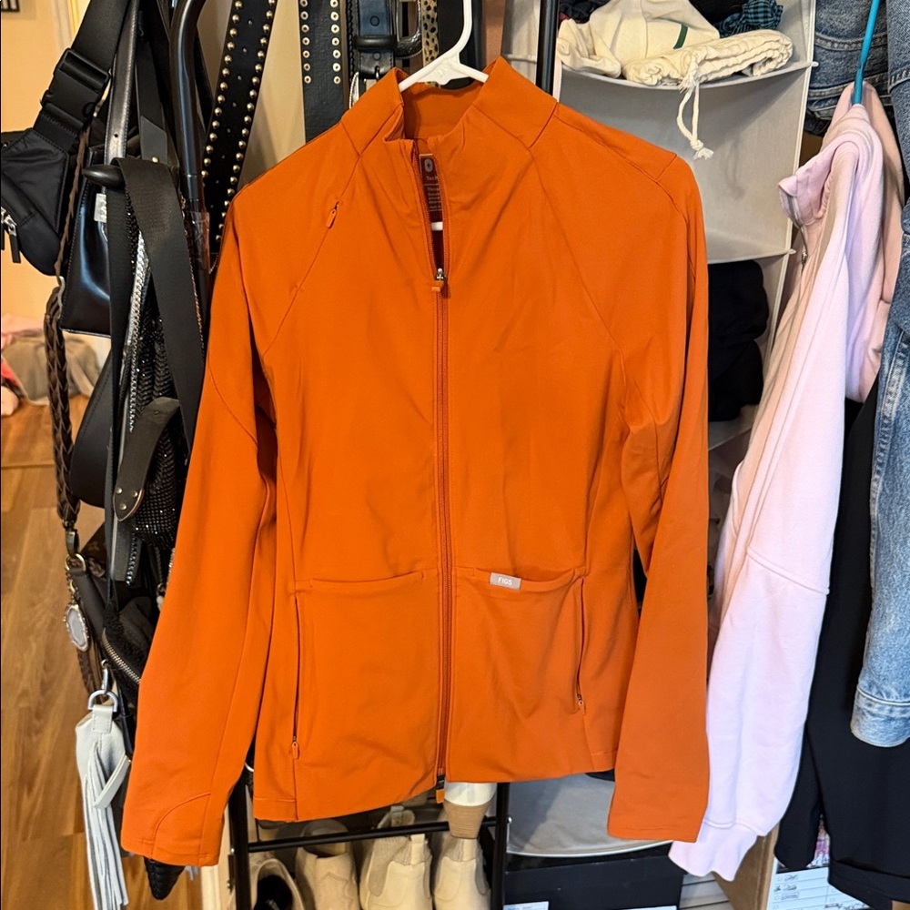 Figs On-Shift ContourKnit Jacket in chai